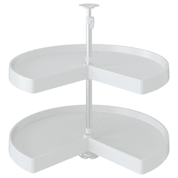 32" Kidney 2-Tray Lazy Susan Kit