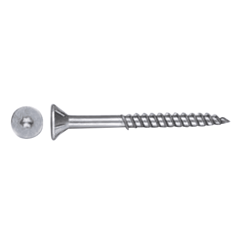 #8 x 1" Flat Head ASSY Fastenerss, AW20 Drive ASSY Thread with Nibs and Sharp Point, Zinc, Box of Thousand by Wurth