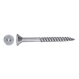 #8 x 1" Flat Head ASSY Fastenerss, AW20 Drive ASSY Thread with Nibs and Sharp Point, Zinc, Box of Thousand by Wurth