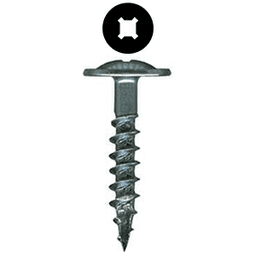 #8 x 1-1/8" Modified Washer Head Drawer Front Adjusting Screw, Combo Drive Coarse Thread and Type 17 Auger Point, Zinc, Box of 6.5 Thousand by Wurth