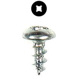 #8 x 7/16" Truss Head Hinge/Drawer Slide Screw, Combo Drive Coarse Thread and Regular Point, Zinc, Box of Thousand by Wurth