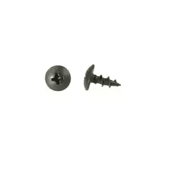 #8 x 7/16" Truss Head Hinge/Drawer Slide Screw, Phillips Drive Coarse Thread and Regular Point, Black, Box of 5 Thousand by Wurth