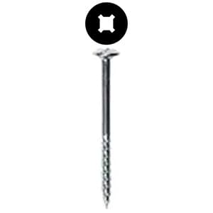 #10 x 2-1/2" Truss Head Installation Screw, Combo Drive Coarse Thread and Needle Point, Zinc with Zinc Head, Box of 1.5 Thousand by Wurth