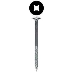 #10 x 2-1/2" Truss Head Installation Screw, Combo Drive Coarse Thread and Needle Point, Zinc with Zinc Head, Box of 1.5 Thousand by Wurth