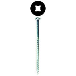#10 x 2-1/2" Round Washer Head Installation Screw, Combo Drive Coarse Thread and Regular Point, Zinc with Zinc Head, Box of 1.5 Thousand by Wurth