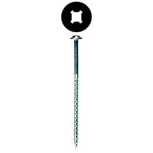 #10 x 3" Round Washer Head Installation Screw, Combo Drive Coarse Thread and Regular Point, Black with Black Head, Box of 5 Hundred by Wurth