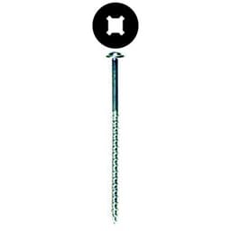 #10 x 3" Round Washer Head Installation Screw, Combo Drive Coarse Thread and Regular Point, Zinc with White Head, Box of Thousand by Wurth