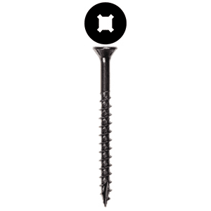 #8 x 1-1/2" Flat Head Assembly Screw, Combo Drive Coarse Thread with Nibs and Type 17 Auger Point, Zinc, Box of Thousand by Wurth