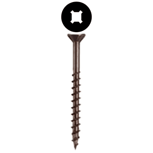#8 x 1-3/8" Flat Head Assembly Screw, Combo Drive Turbo Thread with Nibs and Regular Point, Lubricated, Box of Thousand by Wurth