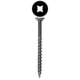 #8 x 2" Flat Head Assembly Screw, Combo Drive Coarse Thread and Regular Point, Lubricated, Box of Thousand by Wurth