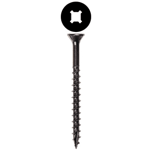 #8 x 3" Flat Head Assembly Screw, Combo Drive Coarse Thread with Nibs and Type 17 Auger Point, Zinc, Box of 2 Thousand by Wurth