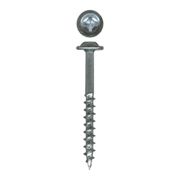 #8 x 1-1/8" Round Washer Head Assembly Screw, Combo Drive Turbo Thread and Regular Point, Lubricated, Box of 6 Thousand by Wurth