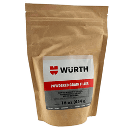 Wurth Fill and Finish Powdered Water-Based Wood Filler, 16oz, Walnut