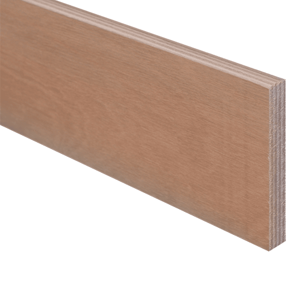 Drawer Side, No Groove, 12mm Thick, 4' x 8', White Birch