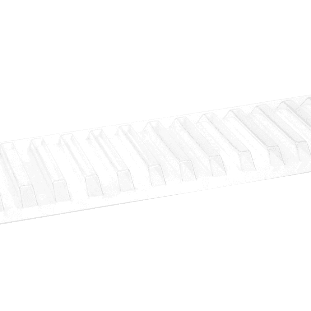 60" Binning Strip, 2-3/4", Clear