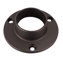 1-5/16" Diameter Closed Flange for Round Closet Rods, Oil-Rubbed Bronze Finish