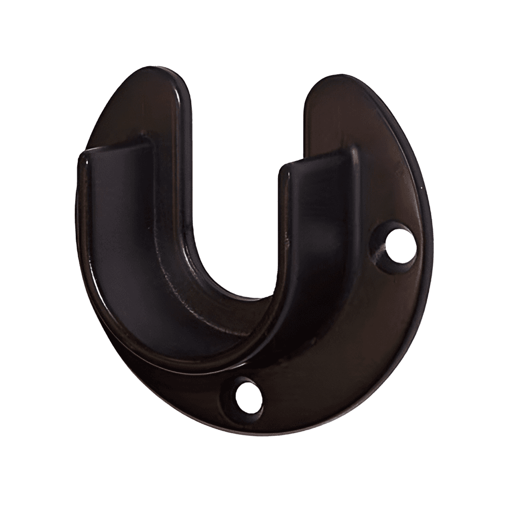 1-5/16" Diameter Open Flange for Round Round Closet Rods, Oil-Rubbed Bronze