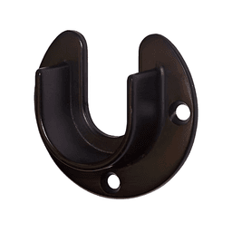 1-5/16" Diameter Open Flange for Round Round Closet Rods, Oil-Rubbed Bronze