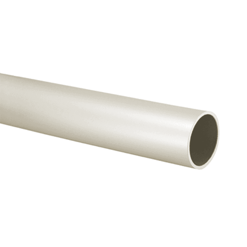 32mm Diameter 96" Long Round Closet Rod, Satin Nickel Finish