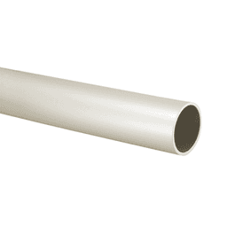 32mm Diameter 96" Long Round Closet Rod, Satin Nickel Finish
