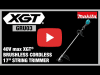 Video: 40V max XGT Brushless Cordless 17" String Trimmer (GRU03)