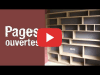 Video: Fabrication d'une bibliothèque ouverte en chêne massif brossé