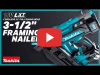 Video: 18V LXT 21° Full Round Head 3 1/2" Framing Nailer (XNB03)