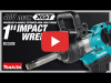 Video: 40V max XGT High-Torque 1" Sq. Drive Extended Anvil Impact Wrench kit w/ Friction Ring (GWT10)