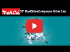 Video: MAKITA 10” Dual Slide Compound Miter Saw (LS1018)