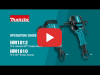 Video: Makita Breaker Hammer Operation Guide (HM1810, HM1812)