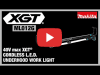 Video: 40V XGT L.E.D. Underhood Work Light (ML012G)