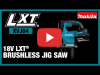 Video: 18V LXT Lithium‑Ion Brushless Cordless Jig Saw (XVJ04)