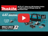 Video: Makita 18V X2 LXT (36V) Brushless 7” Cut-Off/Angle Grinder, XAG12