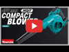 Video: 40V max XGT Compact Blower (GBU02)