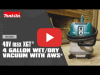 Video: 40V max XGT Brushless 4 Gallon HEPA Filter Dry Dust Extractor, AWS (GCV04)