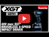 Video: 40V max XGT Brushless 4-Speed Impact Driver (GDT01)