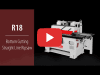 Cantek R18 18" Heavy Duty Bottom Cutting Straight Line Ripsaw Three Phase