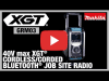 Video: 40V max XGT Cordless Bluetooth Job Site Radio (GRM03)