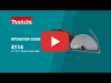 Video: Makita Electric Angle Cutter Operation Guide (4114)