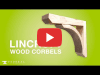 Video: Lincroft Wood Corbel: Modern Corbel with Unmatched Support