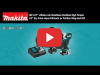 Video: MAKITA 18V LXT Brushless 1/2" Impact Wrench Kit (XWT08T)
