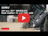 Video: Makita 40V max XGT Brushless Cordless Rear Handle 10-1/4" Circular Saw, AWS Capable (GSR02)