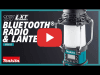 Video: 18V LXT Bluetooth Radio and L.E.D. Lantern (XRM13)