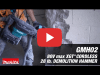 Video: Makita 80V max (40V max X2) XGT Brushless 28 lb. AVT Demolition Hammer (GMH02)