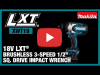Video: 18V LXT 3-Speed 1/2" Square Drive Impact Wrench Kit with Detent Anvil (XWT19)