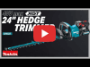 Video: 40V max XGT 24" Hedge Trimmer (GHU02)