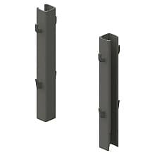 Conero Closet Rod Flanges-Side Mount, 20/Bag