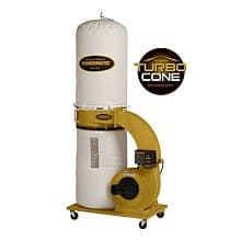 Powermatic PM1300TX-BK Dust Collector 1.75HP 1Ph 115/230V 30 Micron Bag Filter Kit