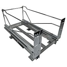 12-1/2" Pullout Frame Only with Soft-Open and Soft-Close, Silver