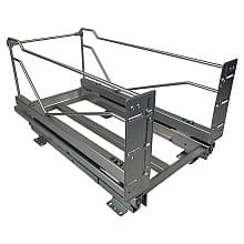 Single 28 QT Replacement Bin for Trash System, Anthracite